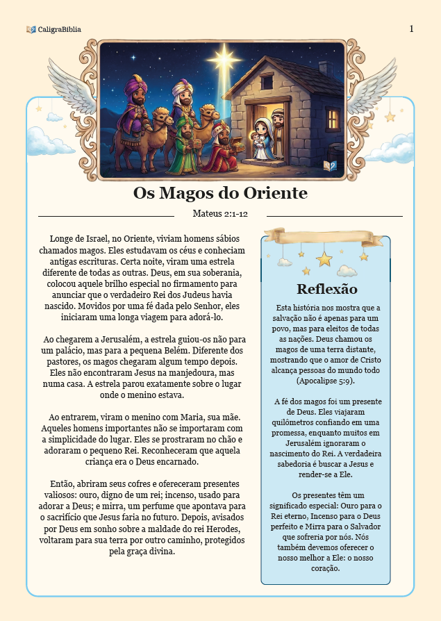 Atividades 3 Caligrafia com a Bíblia - Caligrabiblia - Histórias de Jesus - Mapas mentais bíblicos - Caligrafia