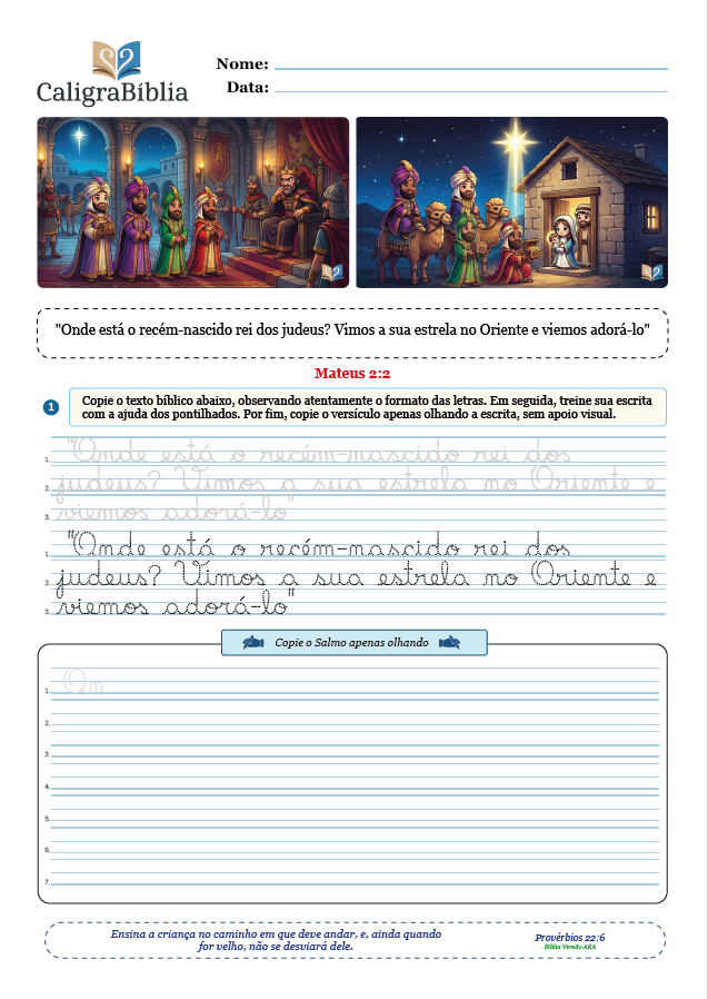Atividades 4 Caligrafia com a Bíblia - Caligrabiblia - Histórias de Jesus - Mapas mentais bíblicos - Caligrafia