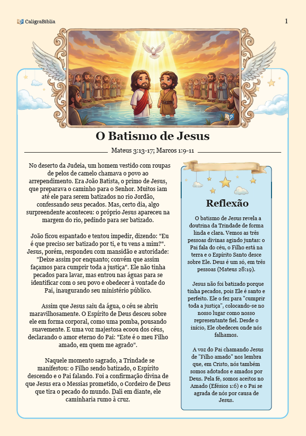 Atividades 5 Caligrafia com a Bíblia - Caligrabiblia - Histórias de Jesus - Mapas mentais bíblicos - Caligrafia